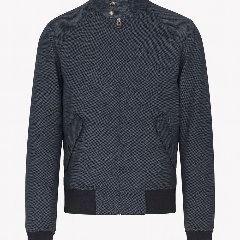 Zara Dark Blue Bomber Jacket